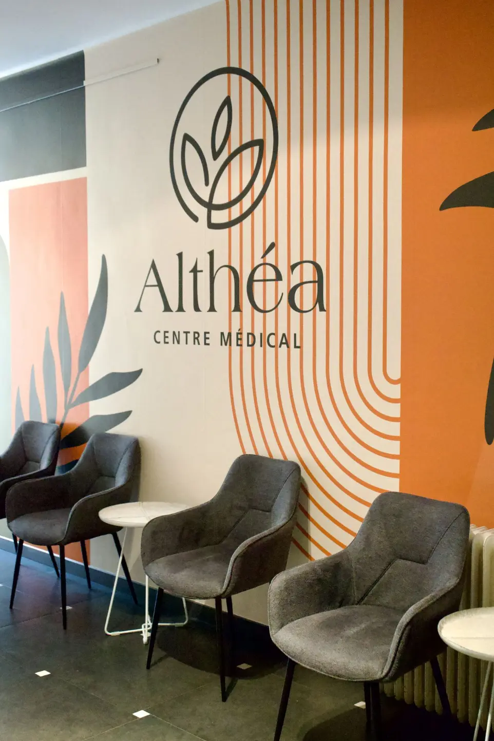 Salle d'attente, centre Althéa, Rixensart